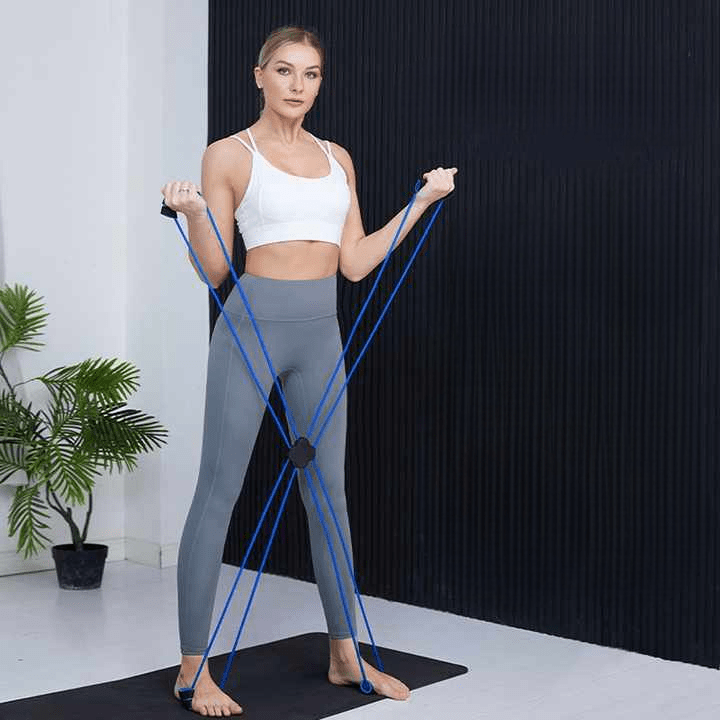 Bande de Résistance - HomeStretch™ - Bleu - Élite Fitness Équipements