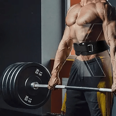 Ceinture pour la musculation - FitnessWaistBelts™ - Noir - Élite Fitness Équipements