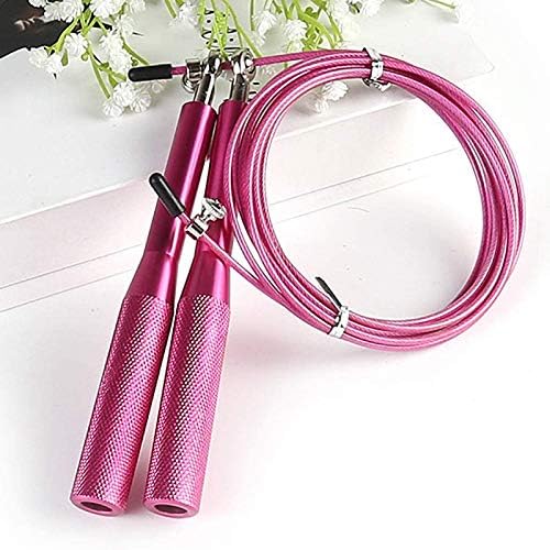 Corde à Sauter - JumpRopeCrossfit™ - Rose - Élite Fitness Équipements
